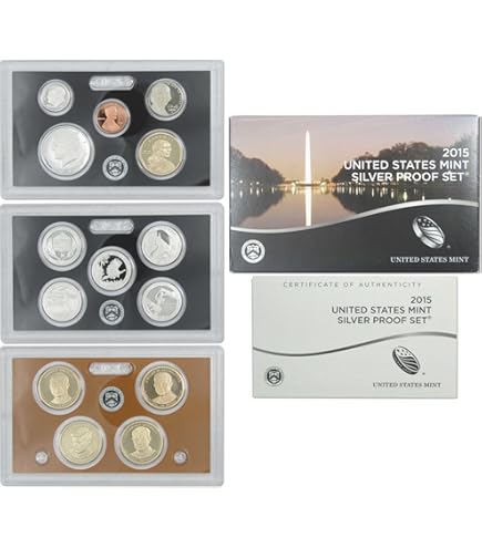 2016 S U.S. Mint 13-coin Silver Proof Set - OGP box & COA Proof at